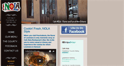 Desktop Screenshot of cafenolarestaurant.com